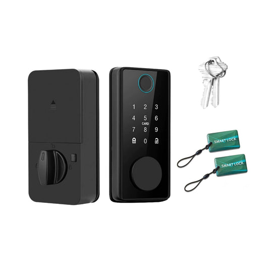Tooleroo Digital Smart Door Lock Keypad - 5-in-1  Home Entry Security System - Auzzistore