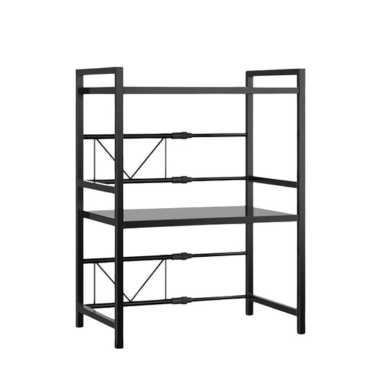 Kitchee Microwave Double Shelf - Expanding Storage Rack Kitchen Organiser Stand - Auzzistore