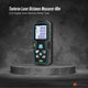 Tooleroo 40m Digital Laser Distance Measurer - LCD Area Volume Meter Tool