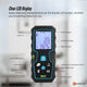 Tooleroo 40m Digital Laser Distance Measurer - LCD Area Volume Meter Tool – view 5