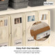 1x Kitchee Foldable Bed Sheet Storage Box – Linen & Closet Organiser Beige – view 7