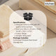 1x Kitchee Foldable Bed Sheet Storage Box – Linen & Closet Organiser Beige – view 8