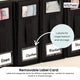 1x Kitchee Foldable Bed Sheet Storage Box – Linen & Closet Organiser Black – view 5