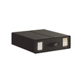 1x Kitchee Foldable Bed Sheet Storage Box – Linen & Closet Organiser Black
