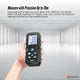 Tooleroo 70m Digital Laser Distance Measurer - LCD Area Volume Meter Tool – view 3