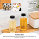 Kitchee 12x 60ml Small Glass Bottles + Lids Funnels Brush Labels Pen – view 7