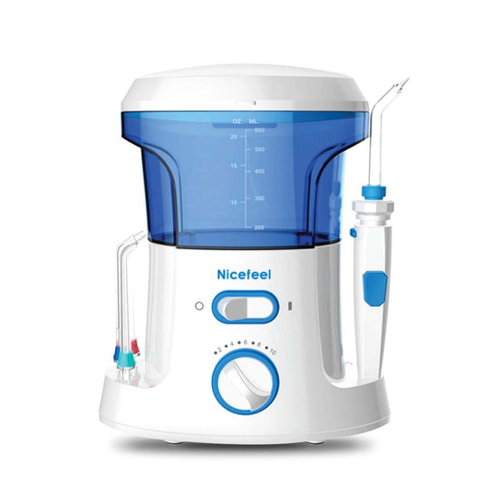 600ml Electric Dental Water Flosser - 10 Pressure Settings, SAA Approved, Family Set