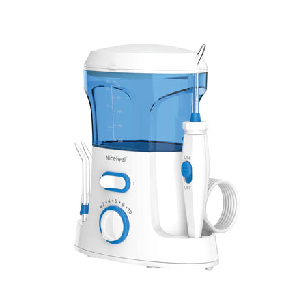 600ml Electric Dental Water Flosser - 10 Pressure Settings, SAA Approved, Family Set