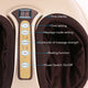OrkuFoot 3D Shiatsu Foot Massager PL-8811, Heat, Kneading, Air Compression, Champagne Gold – view 2