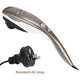 Champagne Handheld Body Massager - 6 Heads, Adjustable Speeds, Ergonomic Design, 28W Power – view 3