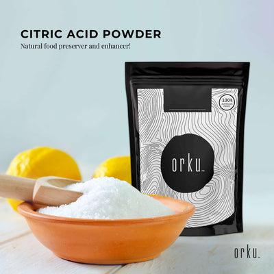 The Himalayan Salt Collective Citric Acid Powder 200g - Food Grade GMO Free E330 Preservative