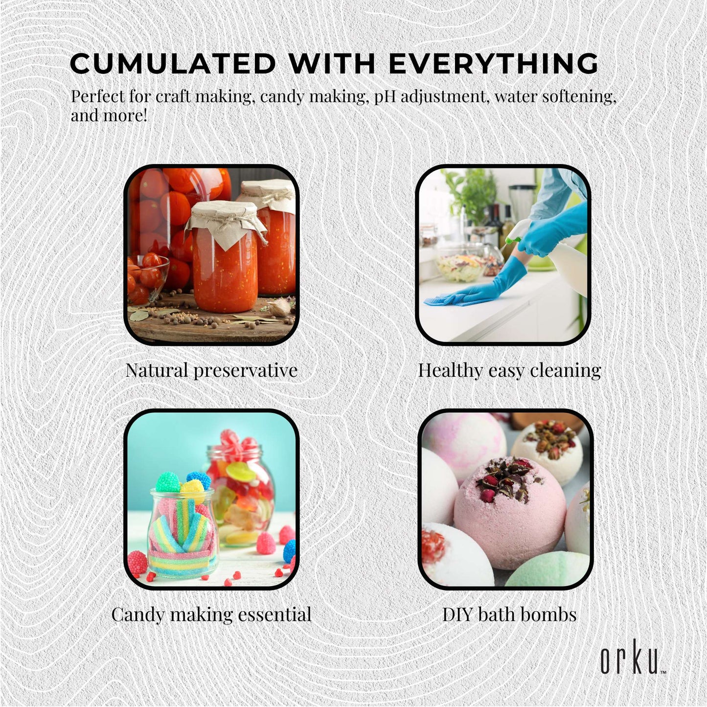 Himalayan Salt Collective 2kg Citric Acid Powder - Food Grade GMO Free Preservative E330