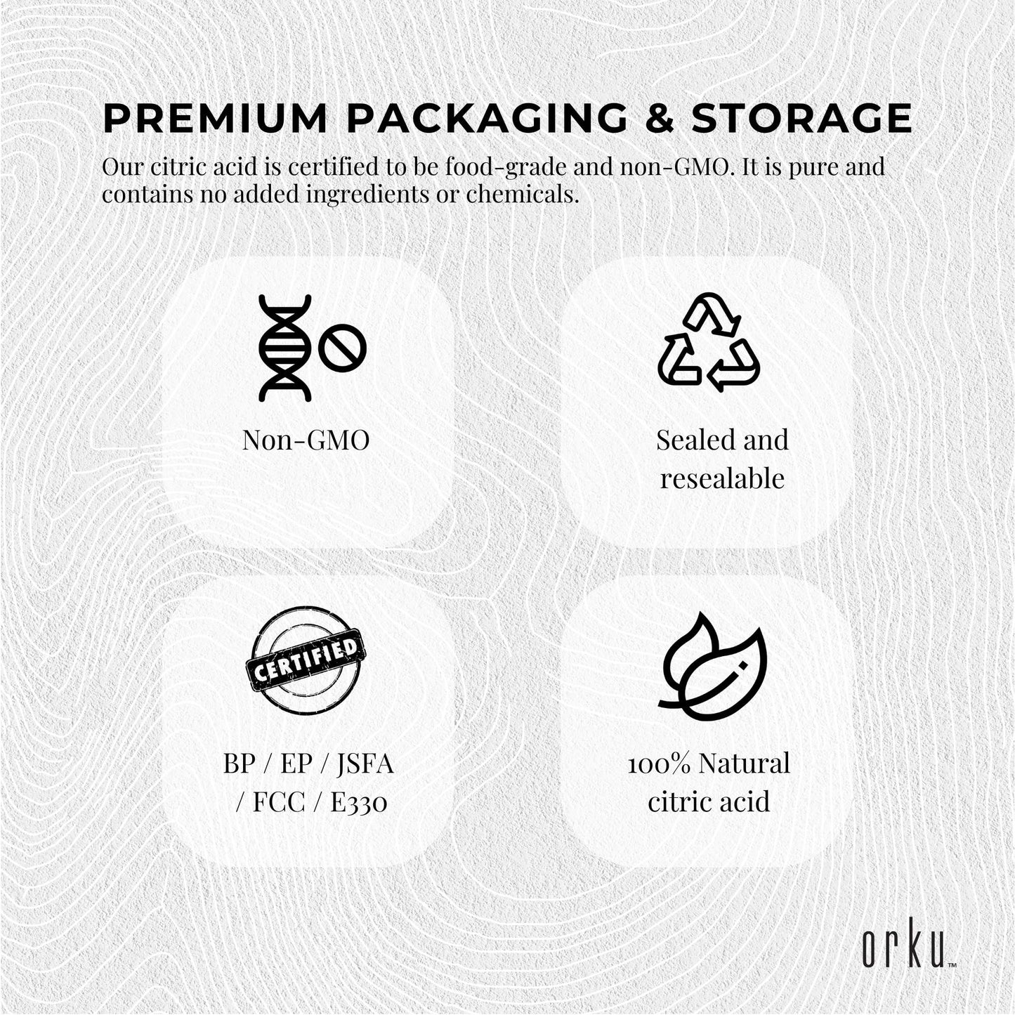 Himalayan Salt Collective 2kg Citric Acid Powder - Food Grade GMO Free Preservative E330