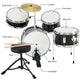 Karrera Children's 4pc Drum Kit - Black – view 8