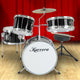 Karrera Children's 4pc Drum Kit - Black – view 10