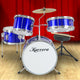 Karrera Children's 4pc Drum Kit - Blue – view 10