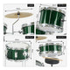 Karrera Children's 4pc Drumkit - Green – view 3