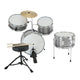 Karrera Childrens 4pc Drum Kit - Silver – view 4