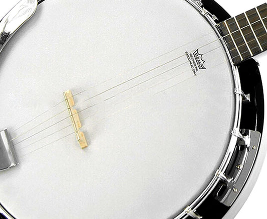 Karrera 5 String Resonator Banjo - Black – view 2
