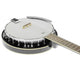 Karrera 6 String Resonator Banjo -  Black – view 5