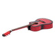 Karrera Acoustic Cutaway 40in Guitar - Red – view 3