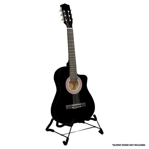 Karrera Childrens Acoustic Guitar Kids - Black - Auzzistore