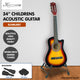 Karrera Childrens Acoustic Guitar Kids - Sunburst – view 6