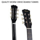 Karrera 38in Pro Cutaway Acoustic Guitar with Carry Bag - Black – view 8