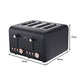 Pronti Toaster, Kettle & Coffee Machine Breakfast Set - Black – view 11