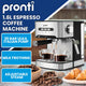 Pronti Toaster, Kettle & Coffee Machine Breakfast Set - White – view 2