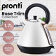 Pronti Toaster, Kettle & Coffee Machine Breakfast Set - White – view 4