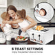Pronti Toaster, Kettle & Coffee Machine Breakfast Set - White – view 8