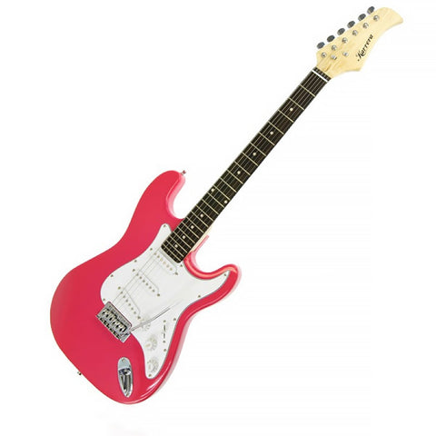 Karrera 39in Electric Guitar  - Pink - Auzzistore