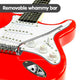 Karrera 39in Electric Guitar - Red – view 5