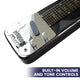 Karrera 29in 6-String Lap Steel Hawaiian Guitar - Black – view 5