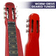 Karrera 6-String Steel Lap Guitar - Metallic Red – view 7