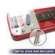 Karrera 6-String Steel Lap Guitar - Metallic Red – view 11