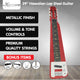 Karrera 6-String Steel Lap Guitar - Metallic Red – view 12