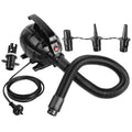Powertrain 500W Electric Air Pump V240-IFP-HXG-SS-103 for Air Beds, Rafts, Pool Toys - 3 Nozzles, Rapid Inflation
