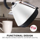 Pronti Rose Trim Collection Toaster & Kettle Bundle - White – view 12