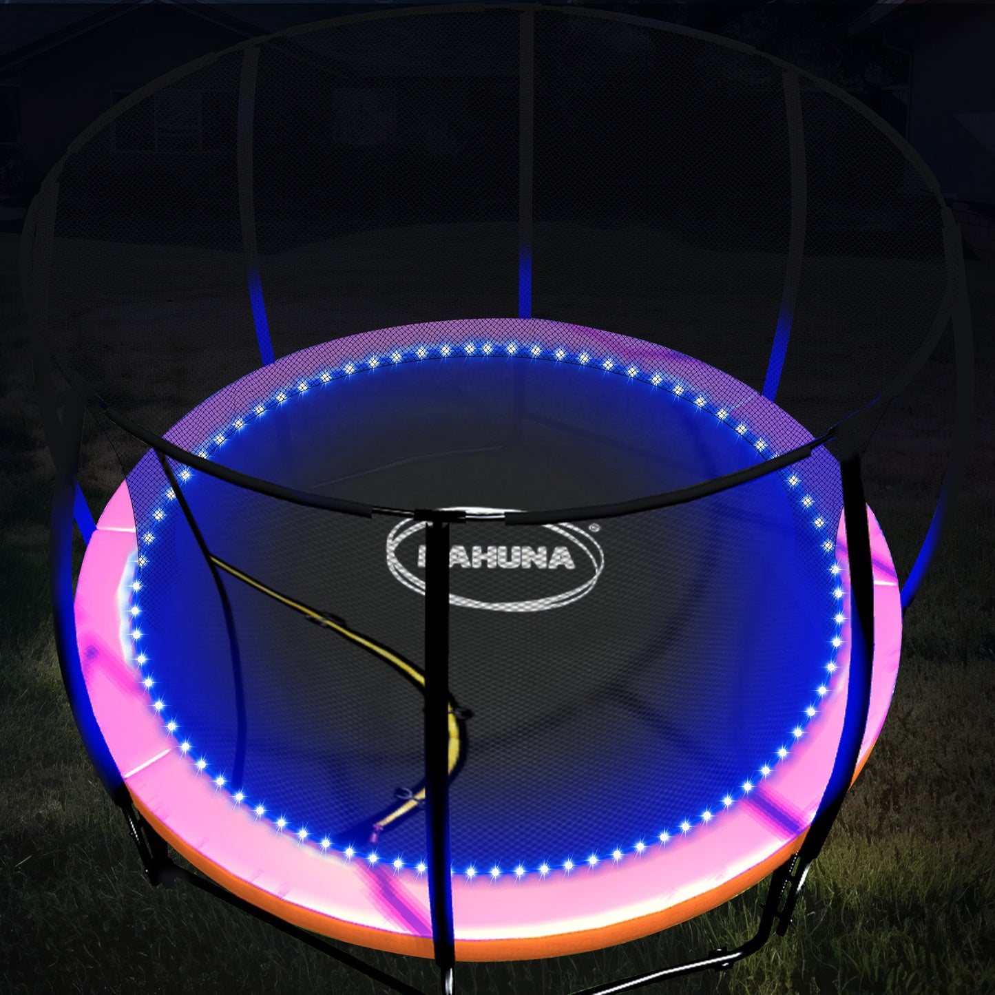 Kahuna LED Trampoline Lighting Kit 14m - 16 Colors, Motion Sensor, Remote, Weather-Resistant