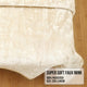 Laura Hill Mink Blanket Double Sided 600GSM Queen Size Beige – view 8