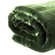 Laura Hill 600gsm Faux Mink Blanket Queen Size Double-sided Throw Rug Large Super Luxurious Soft - Green – view 3