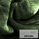 Laura Hill 600gsm Faux Mink Blanket Queen Size Double-sided Throw Rug Large Super Luxurious Soft - Green – view 8