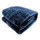 Laura Hill 600gsm Faux Mink Blanket Queen Size Double-sided Throw Rug Large Super Luxurious Soft - Blue – view 2