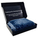Laura Hill 600gsm Faux Mink Blanket Queen Size Double-sided Throw Rug Large Super Luxurious Soft - Blue – view 9