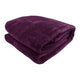 Laura Hill Double-sided Large 220 X 240cm Faux Mink Throw Rug Blanket 800-gsm Heavy - Purple – view 2