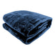Laura Hill 800-gsm Faux Mink Throw Rug Blanket Queen Size Double-sided Large 220 X 240cm Heavy - Blue – view 2