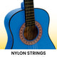 Karrera 34in Acoustic Children no cut Guitar - Blue – view 4