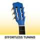 Karrera 34in Acoustic Children no cut Guitar - Blue – view 5